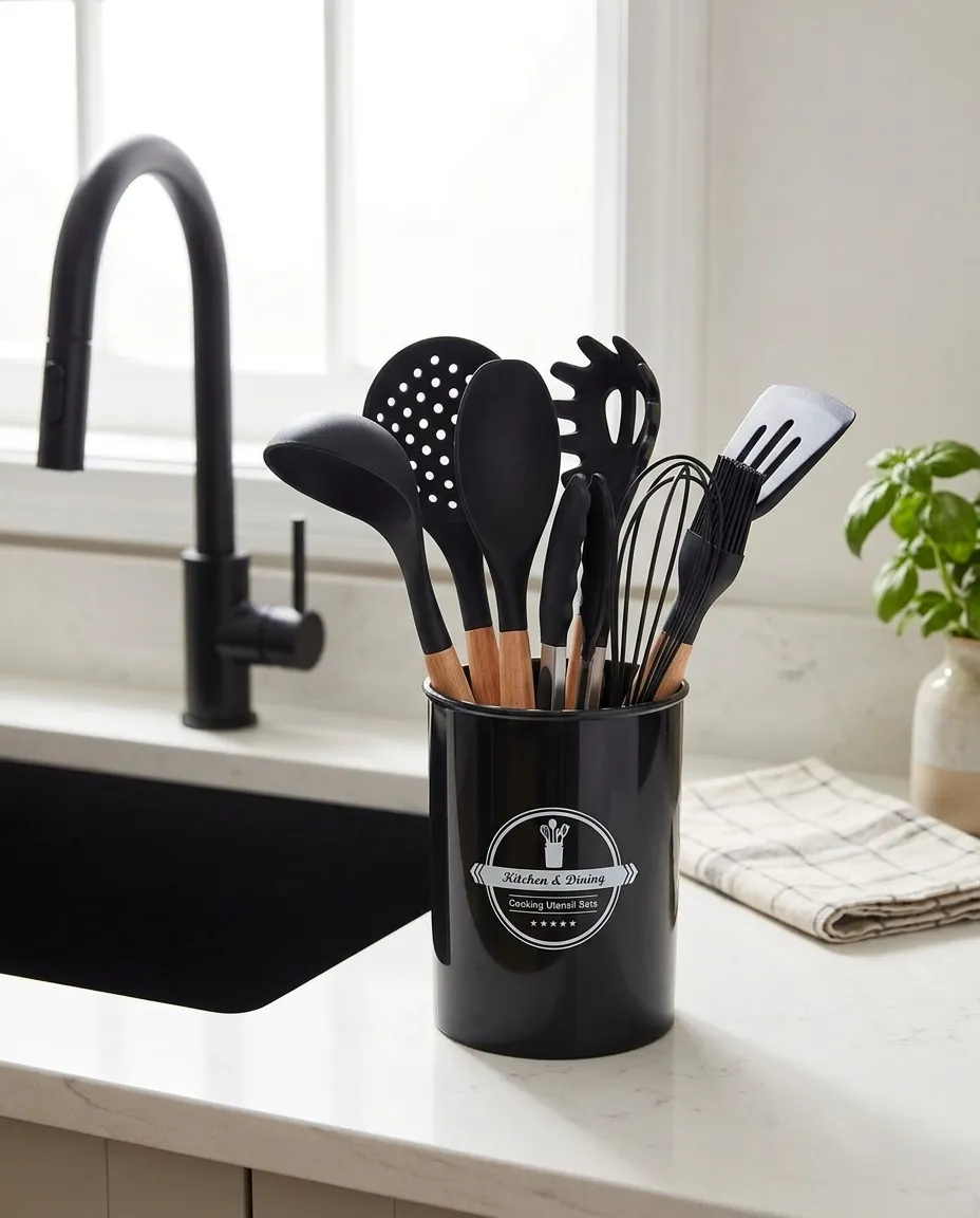 Kit de Utensílios em Silicone 12 Peças